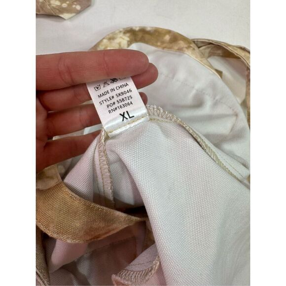 Fashion Nova Mini Skirt Set XL On the Look Out Taupe y2k Camo New Strappy - Picture 14 of 16